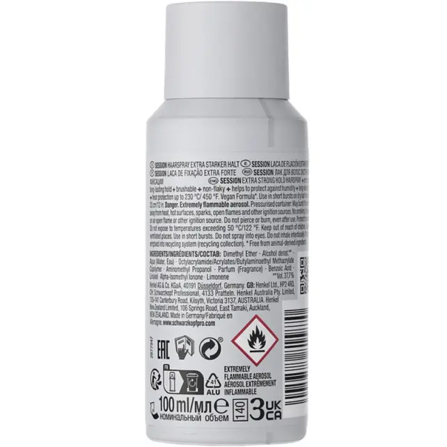 Osis Hold Fixation Session Extra Strong Hold Hair Spray - Güçlü Tutuş Saç Spreyi 100ml - 2