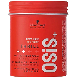 Osis Thrill Elastic Fiber Gum - Orta Tutuş Şekillendirici Saç Sakızı 100ml - Osis
