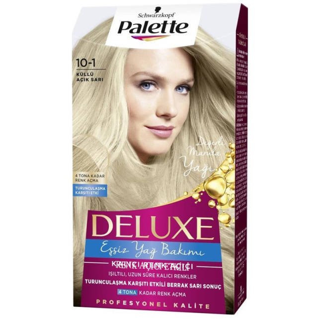 Palette Deluxe Saç Boyası No: 10-1 Küllü Açık Sarı - 1