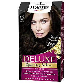 Palette Deluxe Saç Boyası No: 3-0 Koyu Kahve - Palette