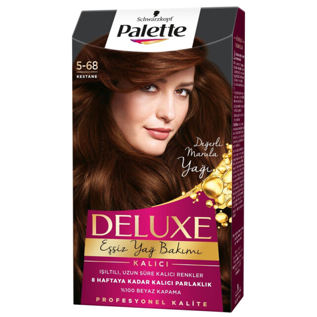 Palette Deluxe Saç Boyası No: 5-68 Kestane - 1