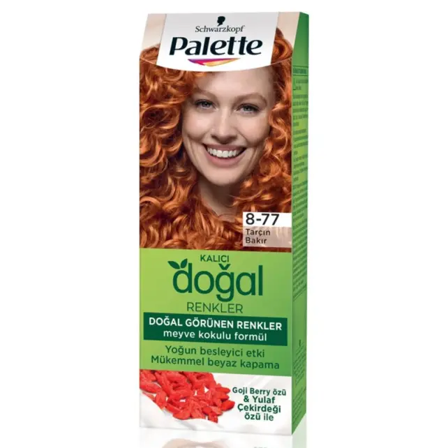 Palette Deluxe Saç Boyası No: 8-77 Tarçın Bakır - 1