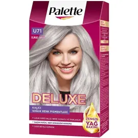 Palette Deluxe Saç Boyası No: U71 Buzul Gri - 1