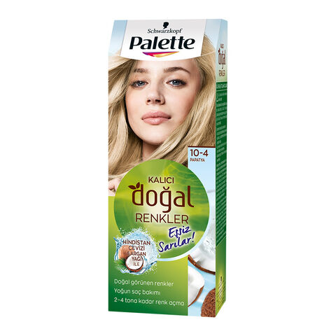 Palette Kalıcı Doğal Renkler Saç Boyası No: 10-4 Papatya Palette Kalıcı Doğal Renkler Saç Boyası No: 10-4 Papatya