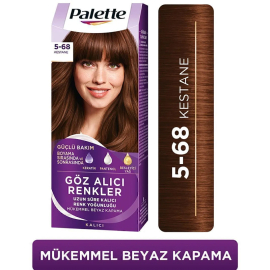 Pallette Göz Alıcı Renkler - Saç Boyası No: 5-68 Kestane - 2