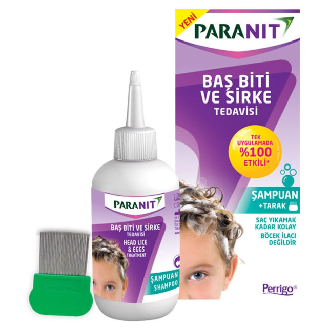 Paranit Bit Şampuanı 100ml & Bit Tarağı - 1