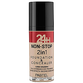 Pastel 24H Non Stop Foundation & Concealer - Fondöten Kapatıcı No: 603 Ivory - Pastel