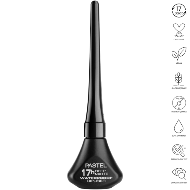 Pastel Color & Care Waterproof Dipliner - Matte Black - 5