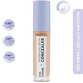 Pastel Eye Cream + Hydrating Satin Concealer - Göz Altı Kapatıcı No: 62 Ivory 4,3ml - 2
