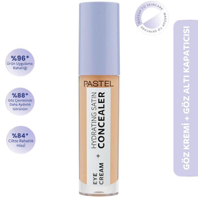 Pastel Eye Cream + Hydrating Satin Concealer - Göz Altı Kapatıcı No: 63 Milkshake - 2