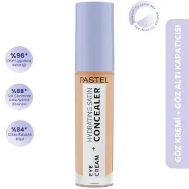 Pastel Eye Cream + Hydrating Satin Concealer - Göz Altı Kapatıcı No: 63 Milkshake - 2
