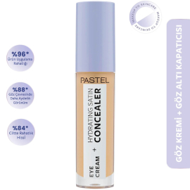 Pastel Eye Cream + Hydrating Satin Concealer - Göz Altı Kapatıcı No: 64 Medium Light - 2