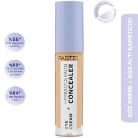 Pastel Eye Cream + Hydrating Satin Concealer - Göz Altı Kapatıcı No: 64 Medium Light - 2