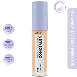 Pastel Eye Cream + Hydrating Satin Concealer - Göz Altı Kapatıcı No: 65 Honeybun - 2