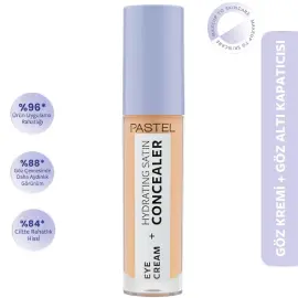 Pastel Eye Cream + Hydrating Satin Concealer - Göz Altı Kapatıcı No: 65 Honeybun - 2