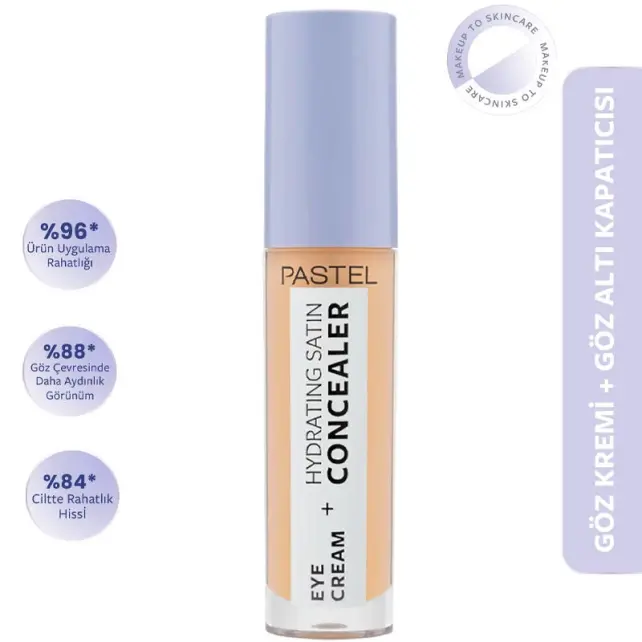 Pastel Eye Cream + Hydrating Satin Concealer - Göz Altı Kapatıcı No: 65 Honeybun - 2