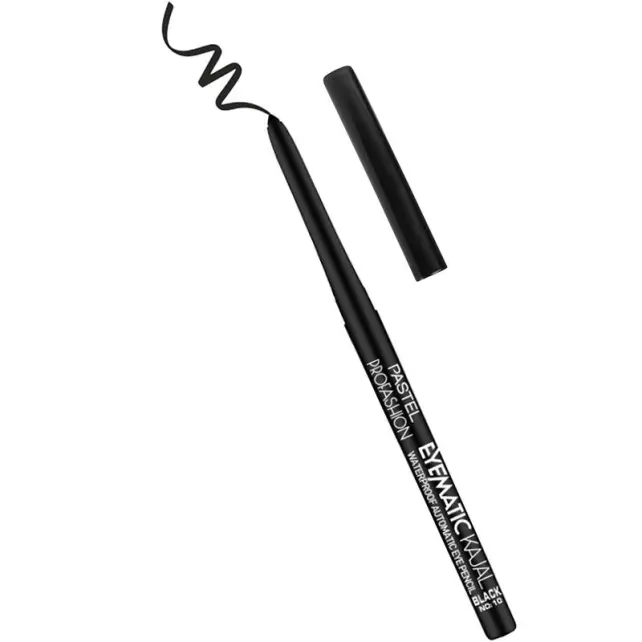 Pastel Eyematic Kajal Pen - Waterproof Göz Kalemi No: 10 Black - 2
