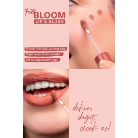 Pastel Full Bloom Lip Blush - Likit Ruj ve Allık No: 77 Very Demure - 2