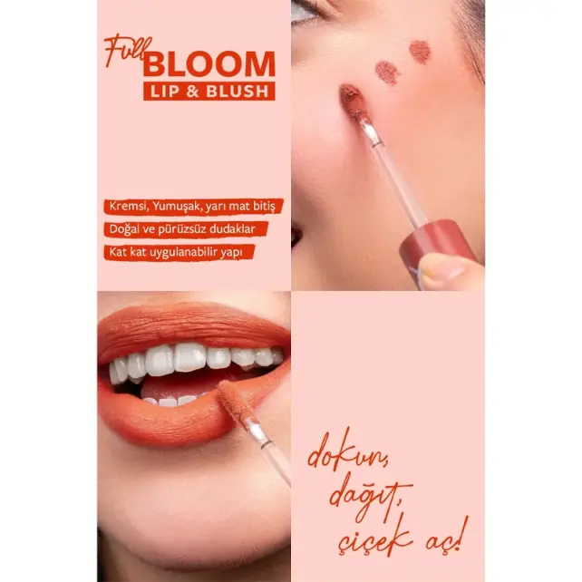 Pastel Full Bloom Lip Blush - Likit Ruj ve Allık No: 79 Rhytm - 2