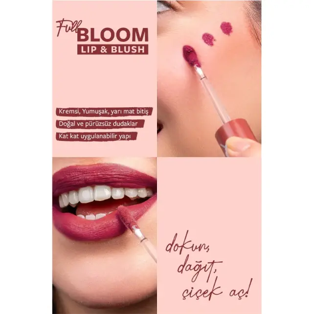 Pastel Full Bloom Lip Blush - Likit Ruj ve Allık No: 82 Fatal - 2