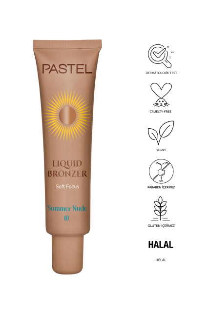 Pastel Liquid Bronzer - Likit Bronzer No: 10 Summer Nude - 3