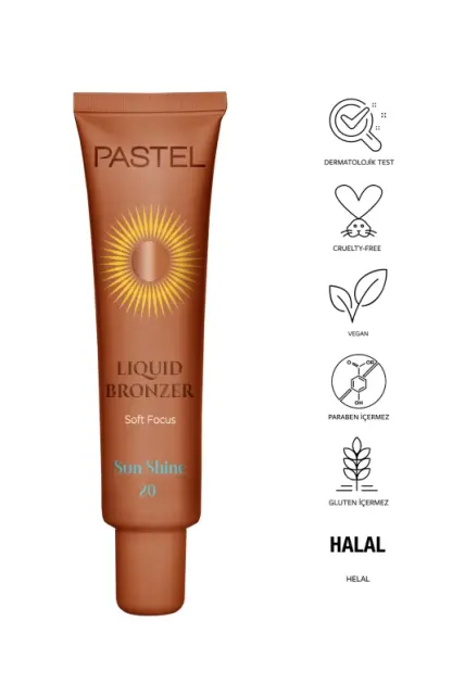 Pastel Liquid Bronzer - Likit Bronzer No: 20 Sun Shine - 3