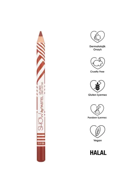 Pastel Long Lasting Lip Liner - Dudak Kalemi No: 213 - 3
