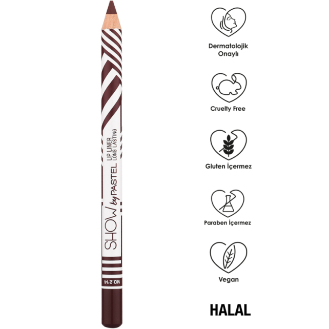 Pastel Long Lasting Lip Liner - Dudak Kalemi No: 214 - 3