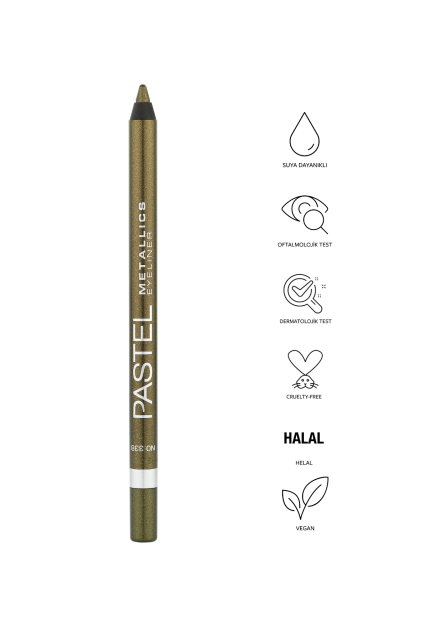 Pastel Metallics Waterproof Long Lasting - Göz Kalemi No: 338 - 2