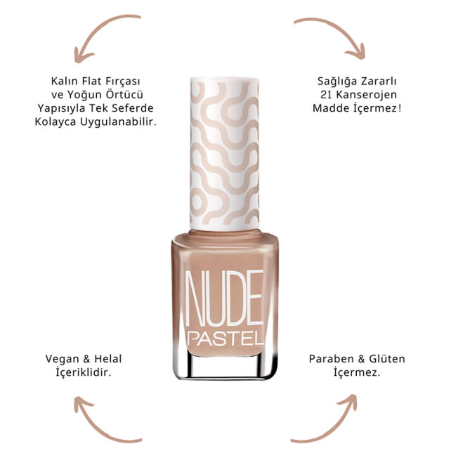 Pastel Nude Oje No: 101 Caramel - 2