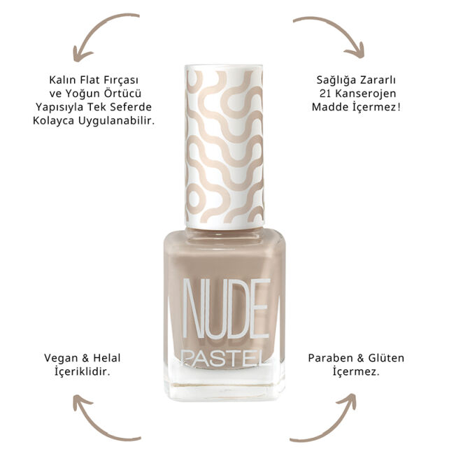 Pastel Nude Oje No: 766 Sandbeige - 2