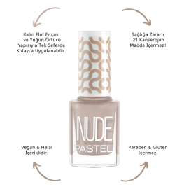 Pastel Nude Oje No: 767 Mauve Pink - 2