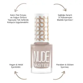 Pastel Nude Oje No: 767 Mauve Pink - 2