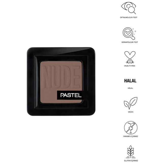Pastel Nude Single Eyeshadow - Göz Farı No: 76 Dark Taupe - 2