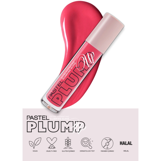 Pastel Plump Up Extra Hydrating Gloss - Dudak Parlatıcı No: 204 Spicy Sweet - 3