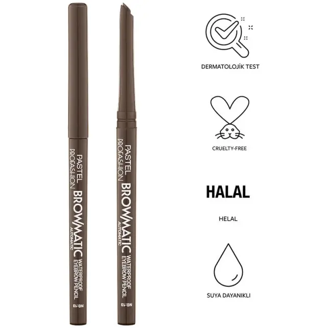 Pastel Profashion Browmatic Auto Waterproof - Kaş Kalemi No: 13 - 3
