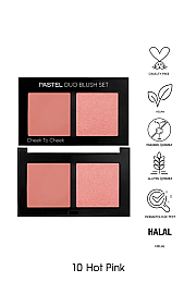 Pastel Profashion Duo Blush Set - Allık No: 10 Cheek To Cheek - 2