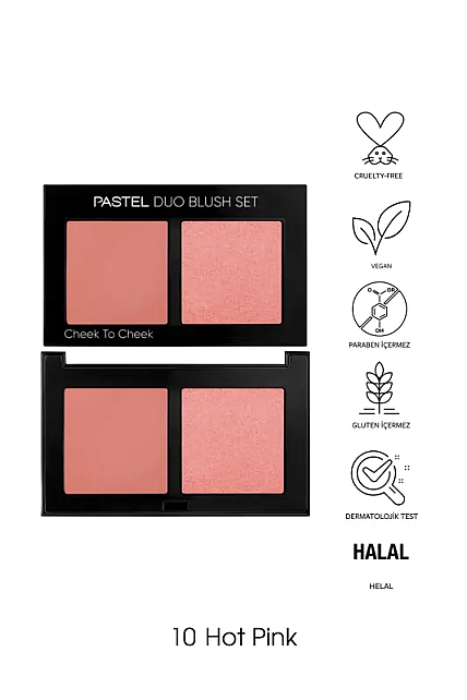 Pastel Profashion Duo Blush Set - Allık No: 10 Cheek To Cheek - 2