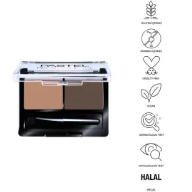 Pastel Profashion Eyebrow Duo - Kaş Farı No: 02 Medium - 3