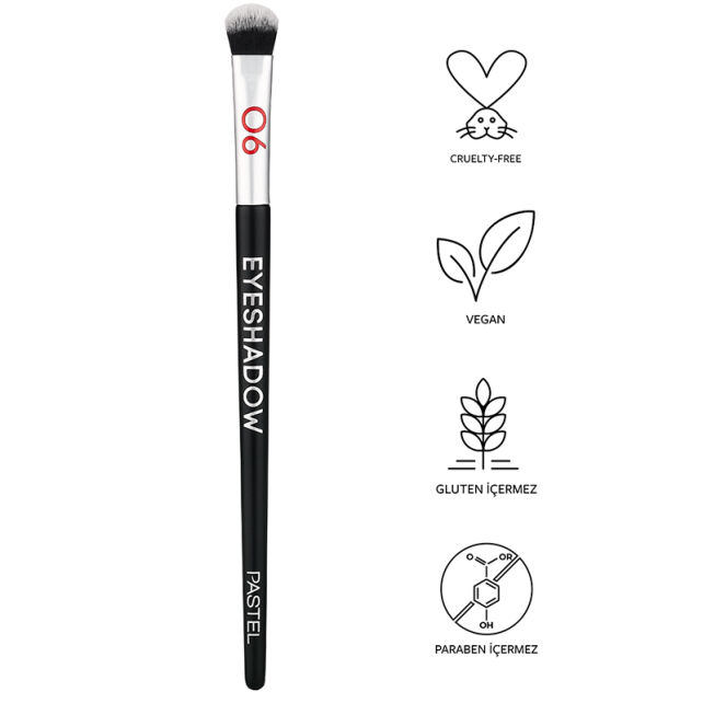 Pastel Profashion Eyeshadow Brush - Far Fırçası No: 06 - 2