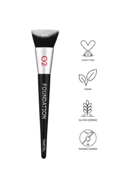 Pastel Profashion Fondation Brush - Fondöten Fırçası No: 02 - 2