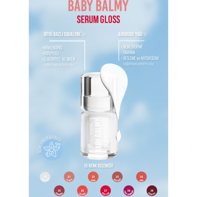 Pastel Show By Baby Balmy Serum Gloss - Dudak Parlatıcısı No: 30 Ghosting - 4