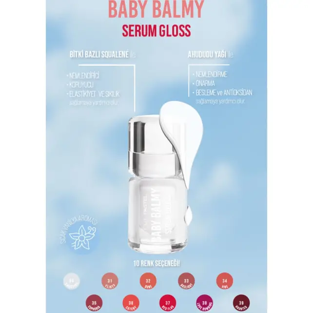 Pastel Show By Baby Balmy Serum Gloss - Dudak Parlatıcısı No: 30 Ghosting - 4