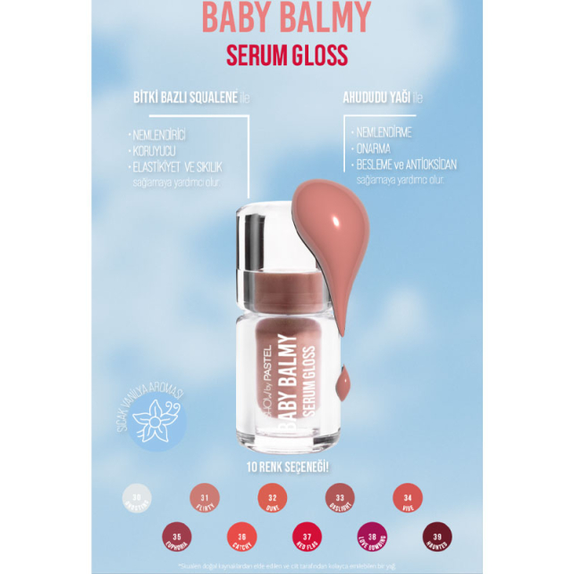 Pastel Show By Baby Balmy Serum Gloss - Dudak Parlatıcısı No: 31 Flirty - 4