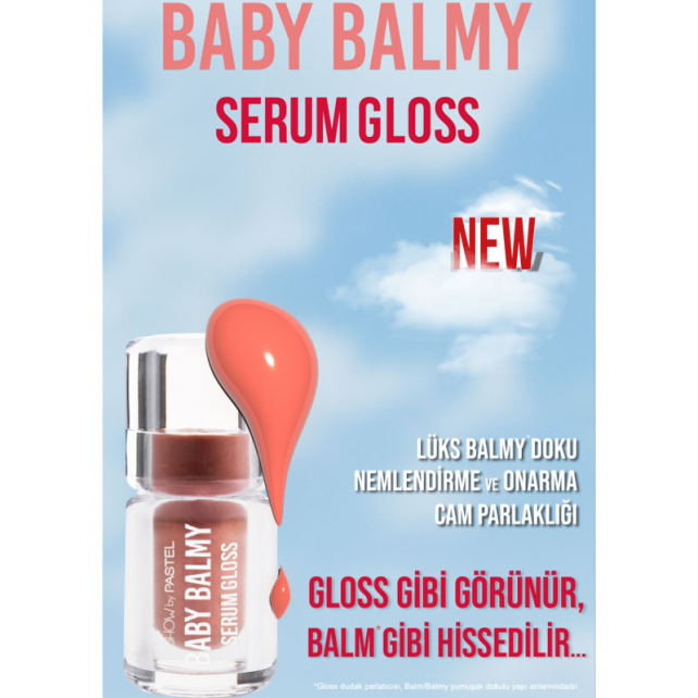 Pastel Show By Baby Balmy Serum Gloss - Dudak Parlatıcısı No: 32 Dune - 3