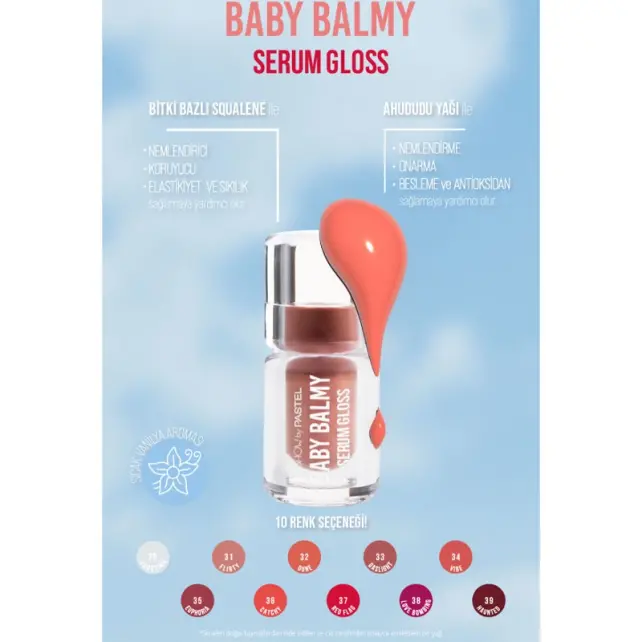 Pastel Show By Baby Balmy Serum Gloss - Dudak Parlatıcısı No: 32 Dune - 4