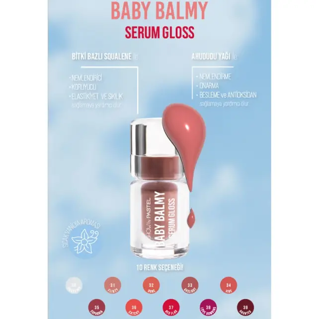 Pastel Show By Baby Balmy Serum Gloss - Dudak Parlatıcısı No: 33 Gaslight - 4