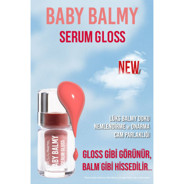 Pastel Show By Baby Balmy Serum Gloss - Dudak Parlatıcısı No: 34 Vibe - 3