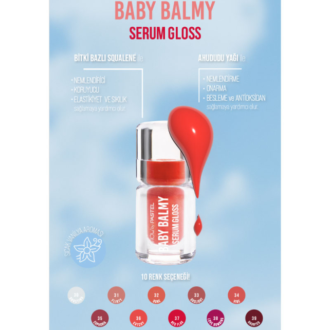Pastel Show By Baby Balmy Serum Gloss - Dudak Parlatıcısı No: 36 Catchy - 4