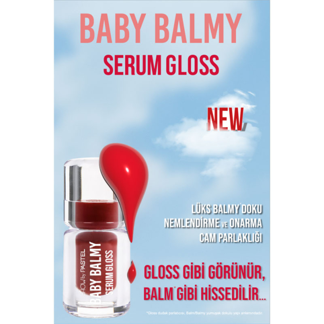 Pastel Show By Baby Balmy Serum Gloss - Dudak Parlatıcısı No: 37 Red Flag - 3